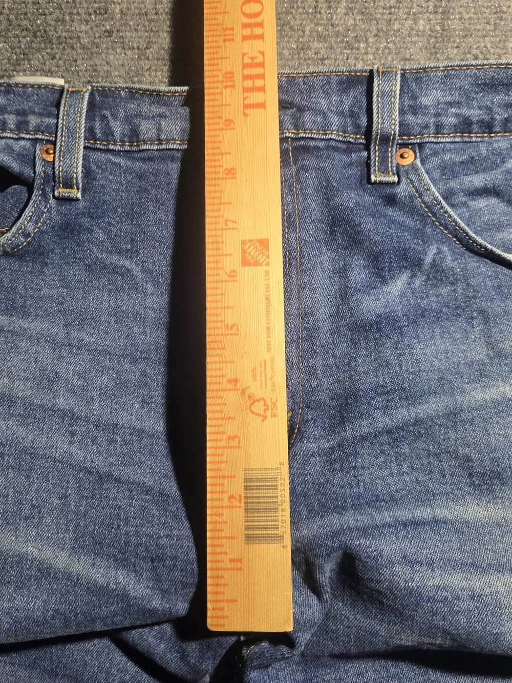 Levi's Straight Fit Blue Denim Jeans